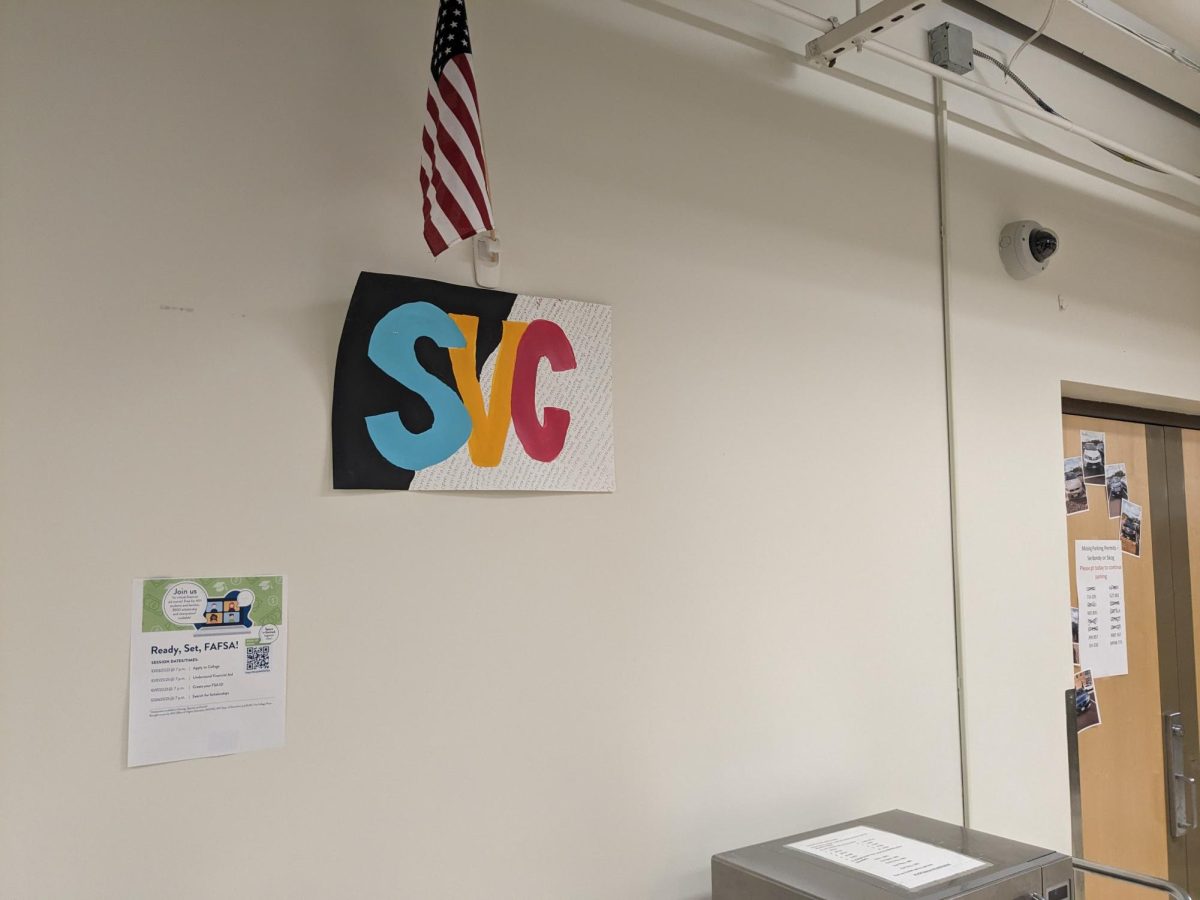 SVC Poster in the lunch room.