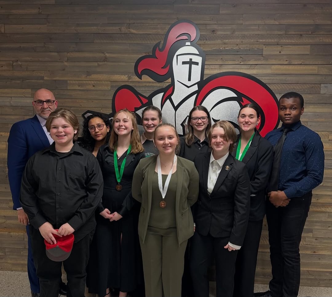 Speech team at Section Competition