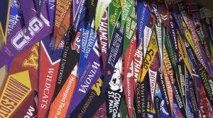 College banners in the CCC.