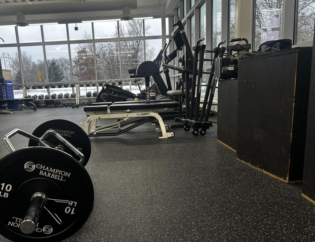 New weight room in the Spectrum Athletic Center