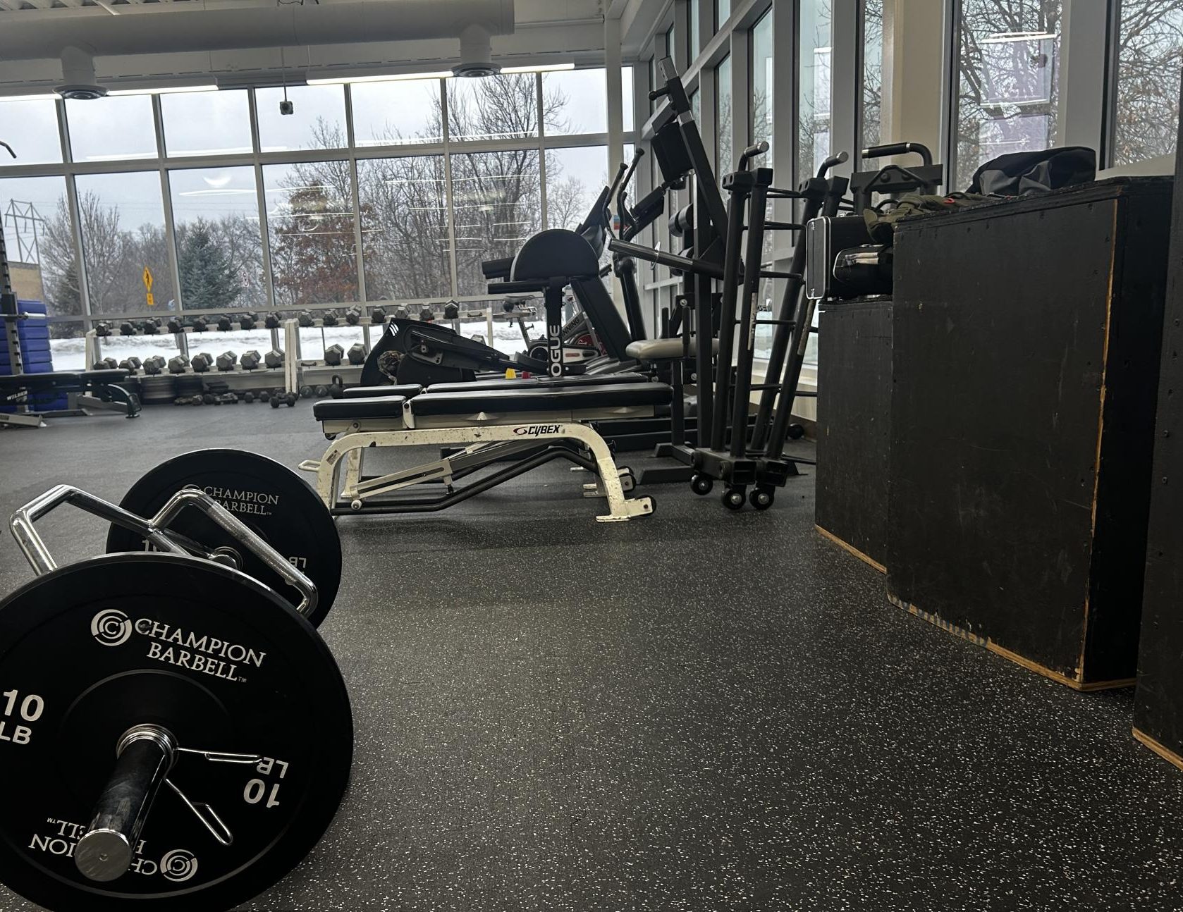 New weight room in the Spectrum Athletic Center