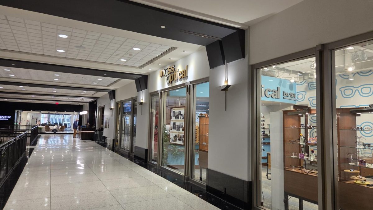 The storefront of Moss Optical